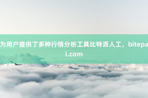 为用户提供了多种行情分析工具比特派人工，bitepai.com