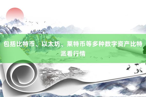 包括比特币、以太坊、莱特币等多种数字资产比特派看行情