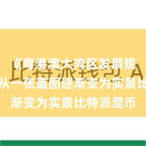 《粤港澳大湾区发展规划纲要》从一张蓝图逐渐变为实景比特派混币