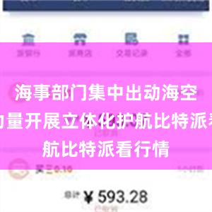 海事部门集中出动海空执法力量开展立体化护航比特派看行情